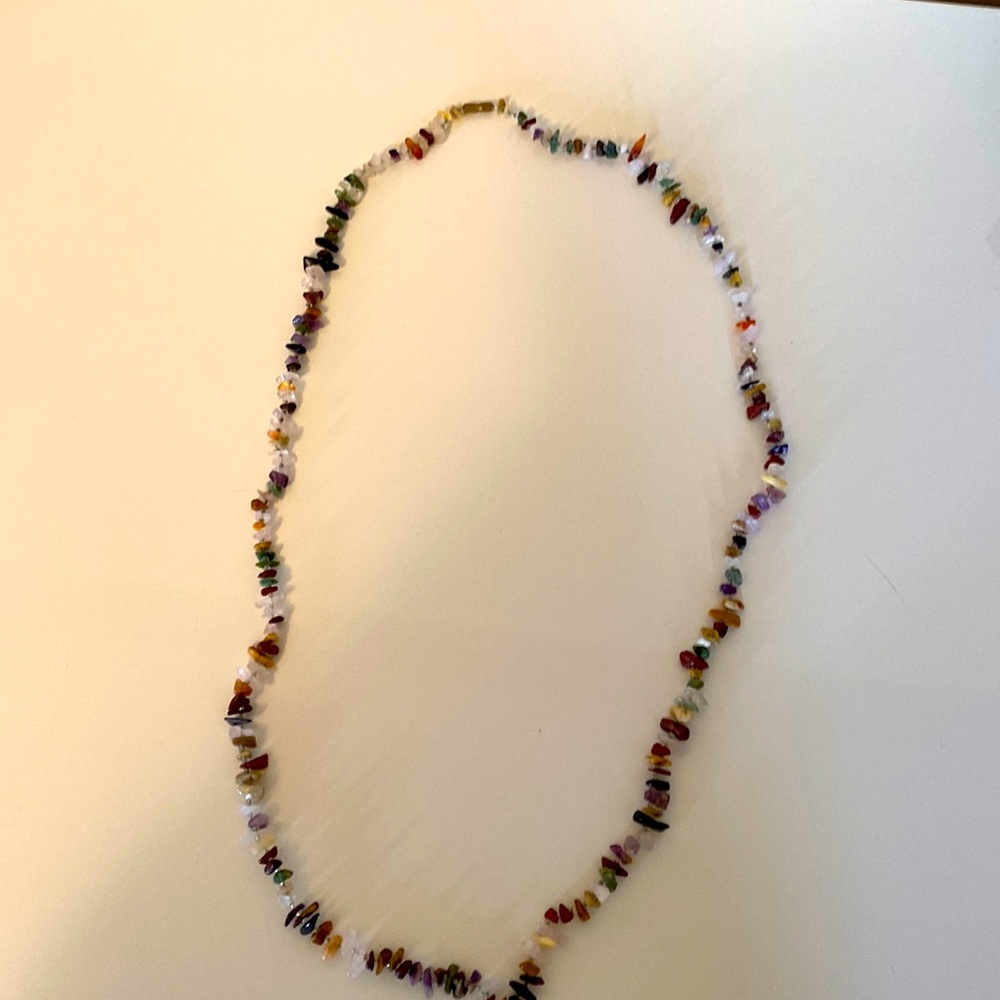 Semi-precious stone necklace